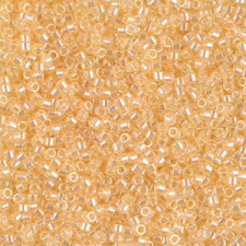 Miyuki delica beads 15/0 - Transparent pale apricot luster DBS-1478